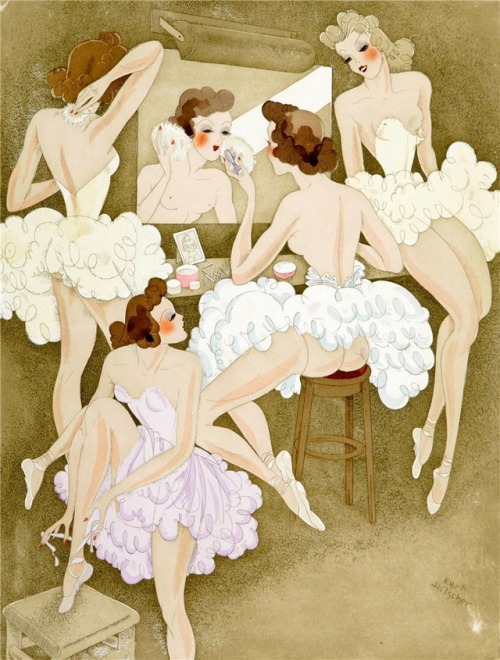 talesfromweirdland:Revue- und Balletttänzerinnen, um 1920 (Revue and Ballet Dancers, around 1920). I