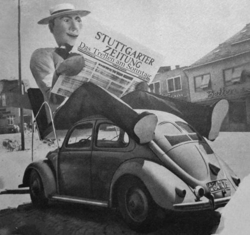 frenchcurious:  Stuttgart, 1950s. - source