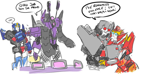 themanlylobsterdraws:My day has been filled with poorly done mtmte redraws and doodles