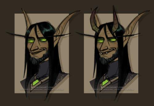 Staronys…Fellblood?I remembered about felblood elves and uh…..this happened. (He&rsquo