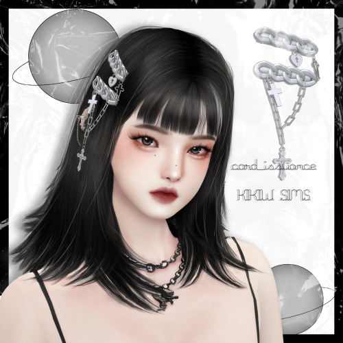 [KIKIW]Metal boom hairpin Post becomes public on  5/05/2022*New mesh*1 color*Base game compatible*