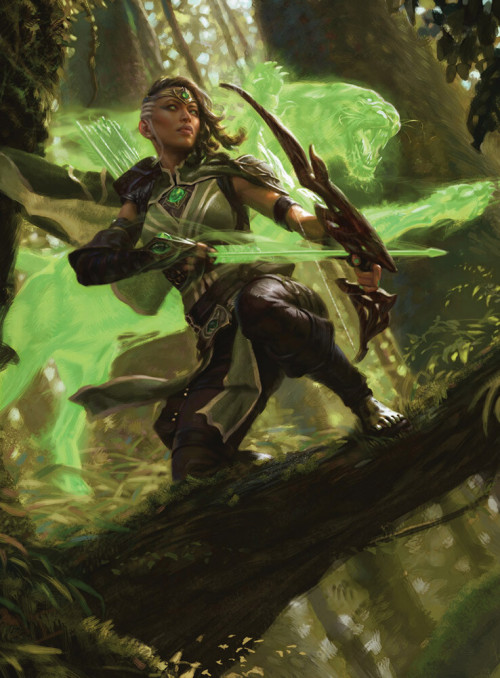 Vivien, Arkbow Ranger / Magic the Gathering  Yongjae Choi www.artstation.com/artwork/PmllmL