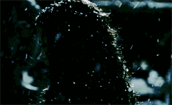 Then Frodo came forward and took the crown from Faramir and bore it to Gandalf; and Aragorn knelt, a
