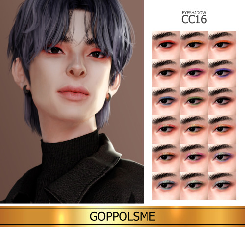 GPME-GOLD Eyeshadow CC 16Download at GOPPOLSME patreon ( No ad )Access to Exclusive GOPPOLSME Patreo