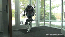 msnbc:  Robot casually walks out door like