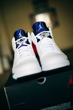 phuckindope:  Jordan Grape 5s 