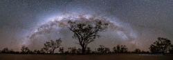 just&ndash;space:  Milky Way Panorama Australian Outback  js