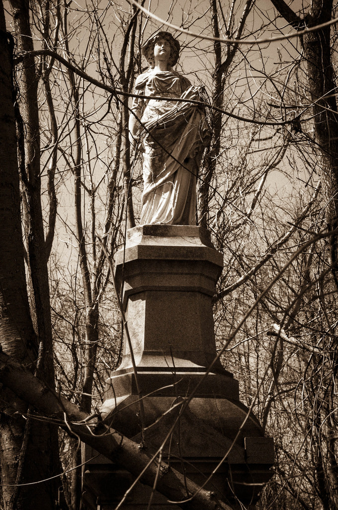 natehughesphoto:  Abandoned Monument  Mount Moriah Cemetery - Phila