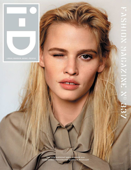 i-D Summer 2015 The 35th Birthday Issue by Alasdair McLellan starring : Kate Moss, Lara Stone, 