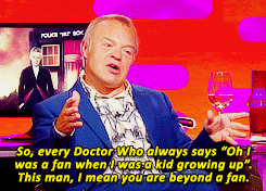 attackoneyebrows:  the graham norton show ft. diehard whovian peter capaldi 