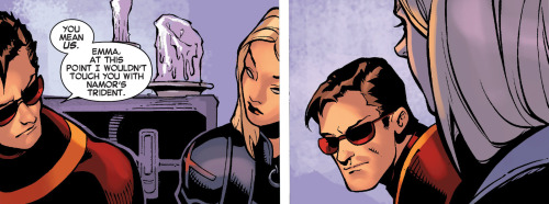 why-i-love-comics:  Uncanny X-Men #32 (2015)written by Brian Michael Bendisart by Chris Bachalo, Tim Townsend, Wayne Faucher, Mark Irwin, Victor Olazaba, Al Vey, & Rain Beredo