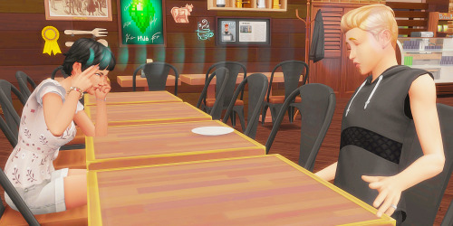 Flora And Johnny Went On Their First Date To The Local Cafe, Prickly Beans By @moonlightowl-es.Nancy