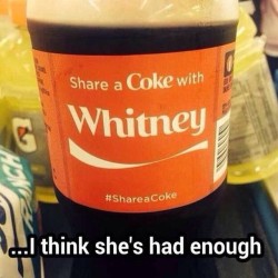gay-boys-mind:  HAHAHAHA!!! … Laughed far to much at this!! #coke #whitney  WHY AM I LAUGHING SO HARD?!?!?! I SHOULDN&rsquo;T BE LAUGHING XD