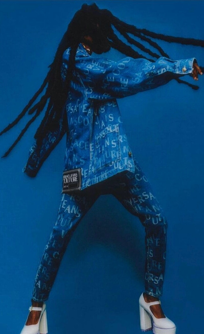modelsof-color:Fanta Fofana by Maria Thornfeldt for Versace Jeans Couture Campaign