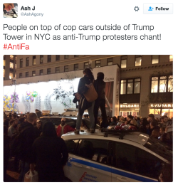 drinkyourfuckingmilk:  invaderxan:Protests across at least 7 cities