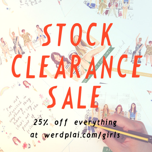 The Girls Illustrated Print Shop is having a massive stock clearance! Simply enter the coupon code g