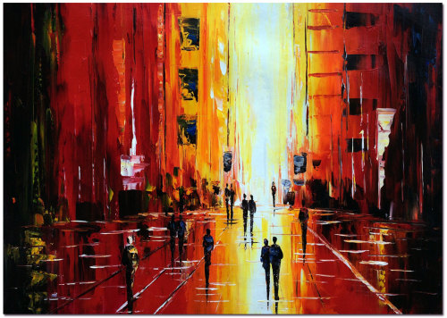 bestof-etsy:Oil Cityscapes by Duby Wu Lei Hong Kong-based artist Duby Wu Lei and owner of the independent online art gallery FolkcultureGallery has been responsible for exhibiting his artwork in North America, Europe, and Australia since 2007. As a fine