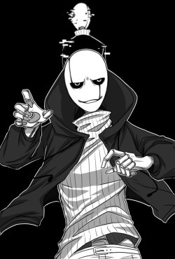 Mooncatyao: Yeqingxin: Adding To Teen Gaster Doodles(:3[」_] He Is So Cool~And Cute~~~The