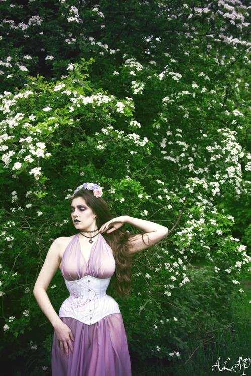 xandrianacorset: Tea Rose Photoshoot Part 3Photographer: Alexandra Leigh styling and photographyMode