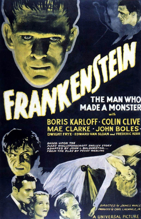 classichorrorblog:    October 2015 Horror Movies Watched #34.  Frankenstein (1931)