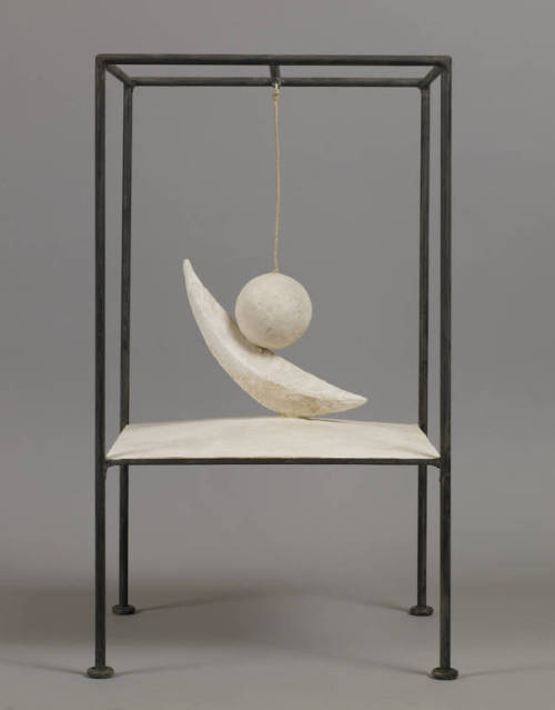 Alberto Giacometti, Suspended Ball (Boule Suspendue), 1930–31 Plaster, painted metal, and string, 60