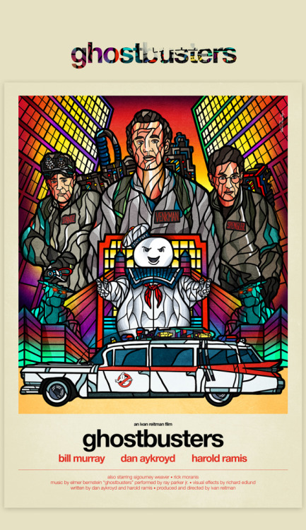 thepostermovement:  Ghostbusters by Van Orton Design 