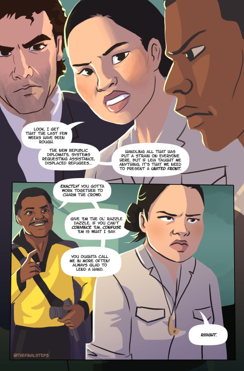 The Final Steps | Part 2Lando might have gotten a bit rusty at diplomatic negotiations. :P Also Rose