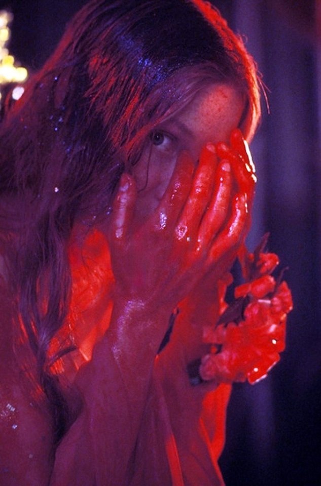 Sissy Spacek photographed by Marv Newton on the set of Carrie, 1976