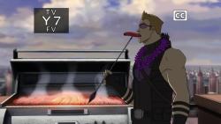thanoscopter:  of course that’s how he eats hot dogs