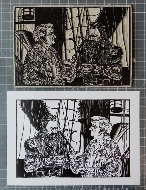 221bees:yeah I’m…not immune.I’ve spent the past three or so weeks on this linocut