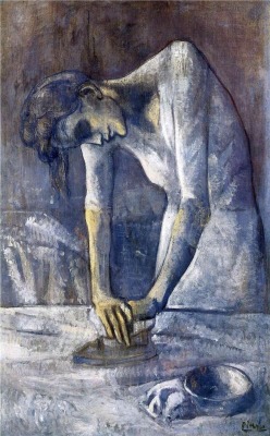 paintdeath:The Ironer - Pablo Picasso