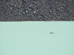 keroiam: Lake EffectPhotograph by Ben LeshchinskyCanoers paddle the opaque surface of Lake Louise in Alberta, Canada’s Banff National Park. Ben Leshchinsky captured the “disorienting” photo from a cliff overlooking the lake. “Even boulders the