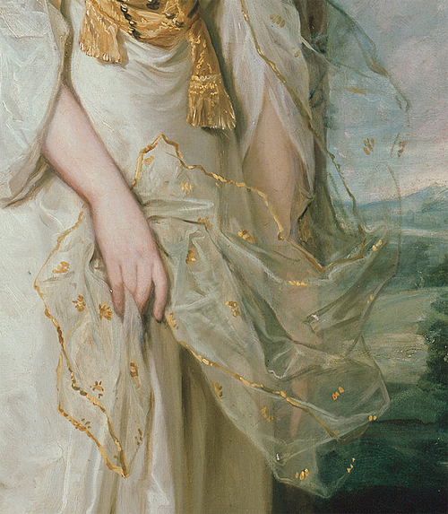 paintingses - Portrait of Lady Sunderland (details) by Joshua...