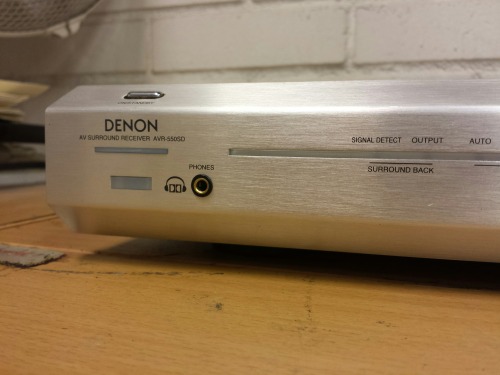 Denon AVR-550SD AV Surround Receiver, 2005