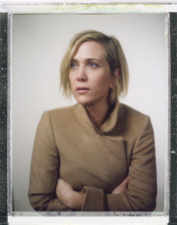 michaeldavidfriberg:Kirsten Wiig.Of the hundreds of Polaroids I shot at Sundance this is definitely my favorite. I wasn’t even supposed to photograph Kristen this year and at the end of the day I walked into my studio to start packing up and there she