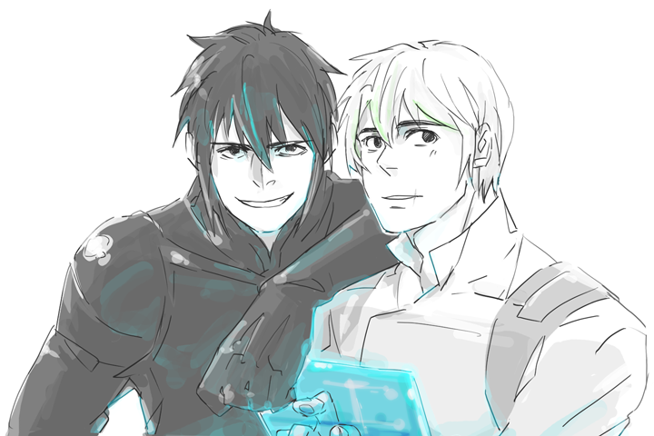 My friend しゃもさん drew beautiful Starfighter fanart! They are very sweet