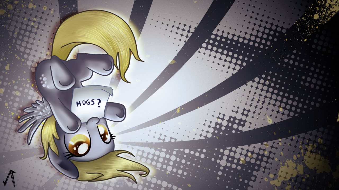 paperderp:  Derpy Hugs by ~JustaninnocentPony  HNNNG &lt;3