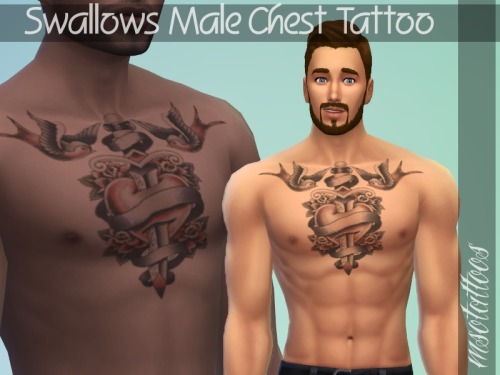 Panther chest tattoos