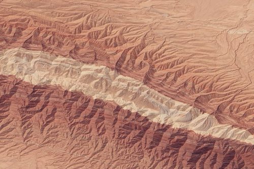 A textbook anticline Iran is being slowly compressed as Arabia is pushed into it by the Red Sea, an 