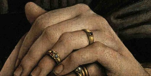 templeofapelles:detail from Rogier van der Weyden