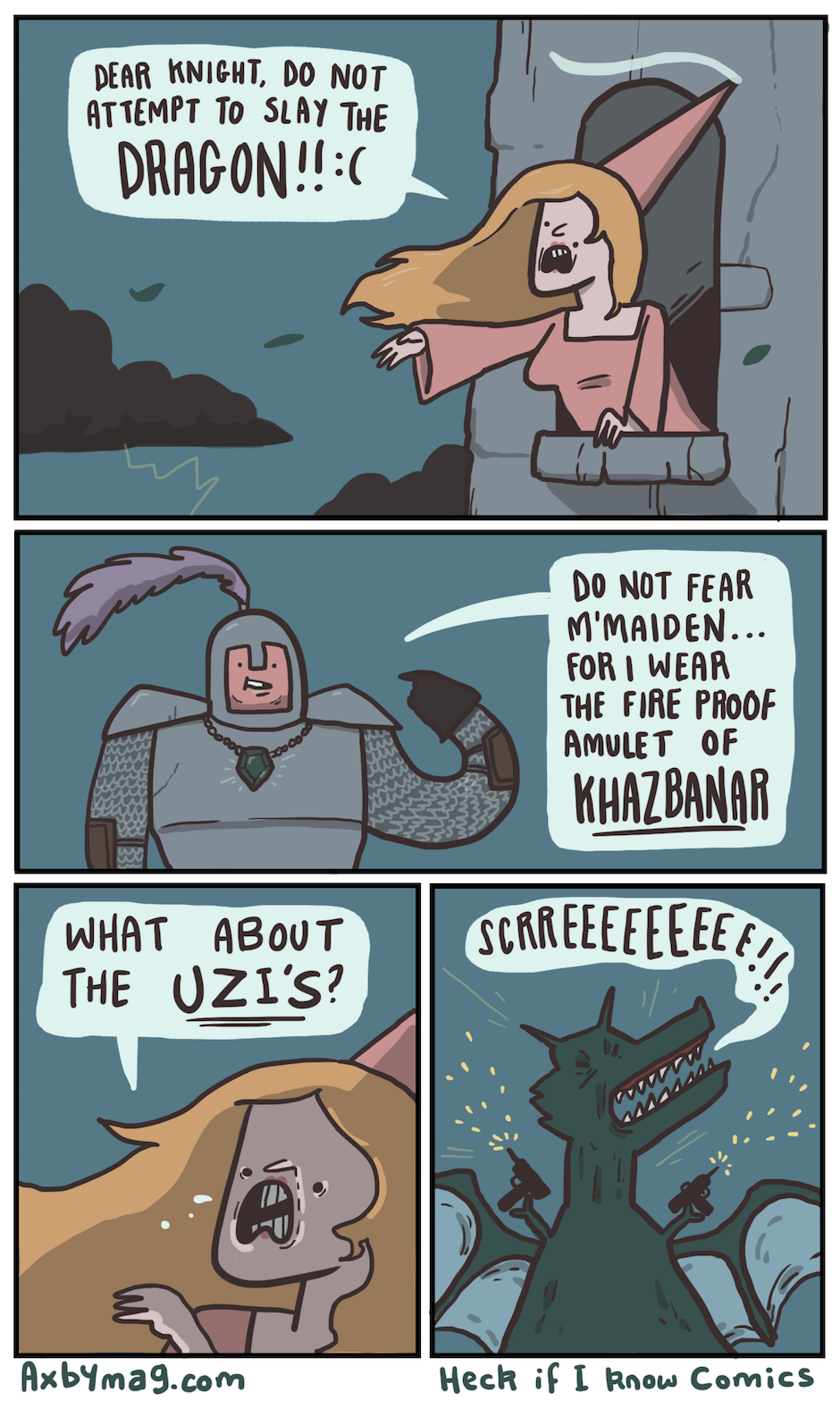tastefullyoffensive:  by Heck If I Know 