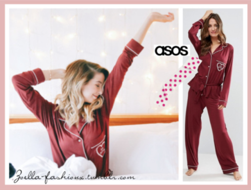 Blog Post | February 10th, 2017ASOS Chelsea Peers Long Pajama Shirt Set - $68