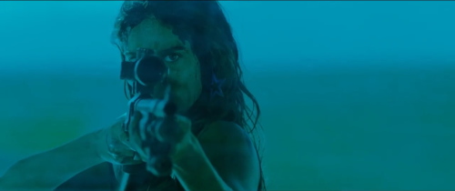 “Women always have to put up a fucking fight.”Matilda Lutz as Jennifer in Revenge (2018)