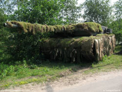 Enrique262:  Camouflaged Leopard Ii A5 Tank. 