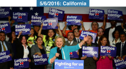 godpenis:  Picture 1 &amp; 2: Hillary Clinton’s Cinco De Mayo Rally   Picture 3: Protesters outside of Hillary Clinton’s Cinco De Mayo Rally Picture 4: Bernie Sanders “A Future To Believe In Rally” from the same day 