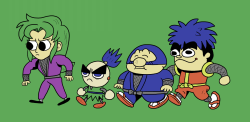 Fyeahgoemon:  Midnitesurprise:  Oh The Gang Oh The Whole Gang Of Friends  There Are