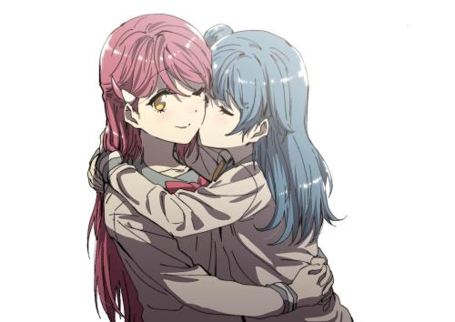 ✧･ﾟ: *✧ YohaRiri Kiss ✧ *:･ﾟ✧♡ Characters ♡ : Riko Sakurauchi ♥ YOHANE Yoshiko Tsushima♢ Anime ♢ : L