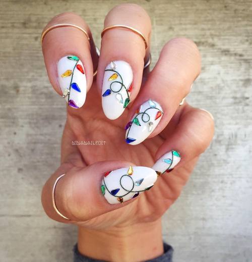 ninanailedit:  It’s that time of year again! I always recreate @galacticlacquer’s awesom