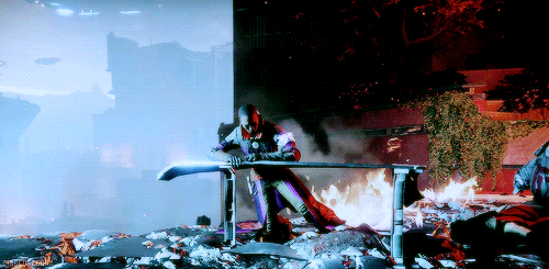 spacedragonstuckonearth:I love how Ikora and Zavala are trying to stand up and have