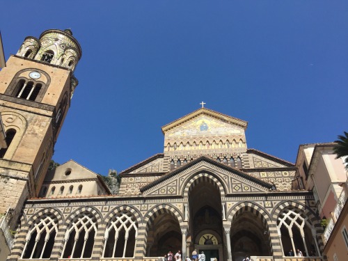 The remains of St. Andrew were brought to Amalfi from Constantinople in 1206 during the Fourth Crusa